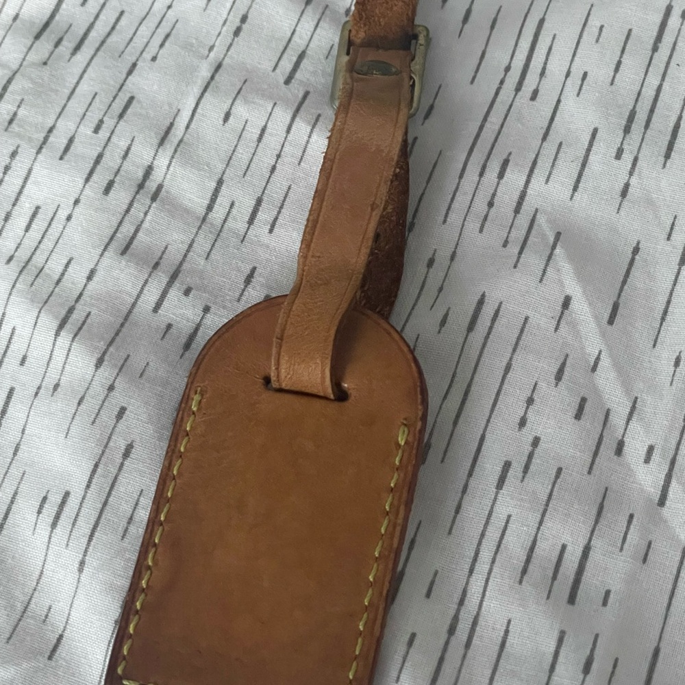Louis Vuitton Vachetta Leather Luggage Tag - Picture 2 of 2